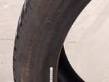 a tire that is sitting on the side of the road