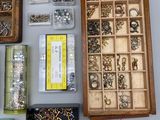 a lot of assorted items that are sitting on a table