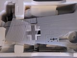 an overhead view of a model of a military vehicle