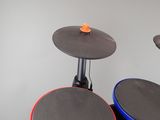 a close up of a set of electronic drums on a table