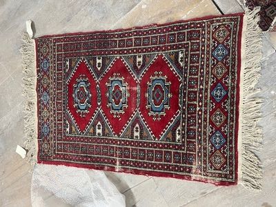 Petit tapis Pakistan à Moultane, vers 1965/70