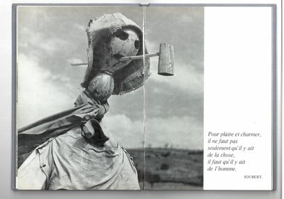 un livre sur lequel figure l'image d'une femme tenant un marteau