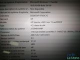 the screen of a computer monitor displaying a description of the system