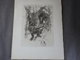 un dessin en noir et blanc représentant un homme assis sur un arbre