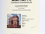 blach® certificate of authenticity for a building