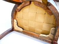 Bergère gondole en acajou de style Empire garnie d'alcantara… (photo 5)