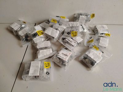 a lot of small packages of small items on the floor