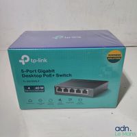 Switch TP-LINK TL-SG1005LP, 5-Port Gigabit, Desktop PoE+, 40…