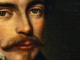 portrait of a man with a mustache and a moustache