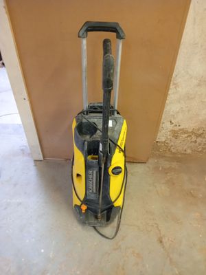 an image of a yellow and black pressurer in a room