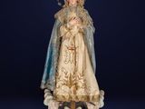 a statue of the virgin mary of guadalupe
