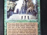 an image of a card with a picture of a man on a horse