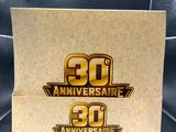 une carte sur laquelle est inscrit « 30e anniversaire »
