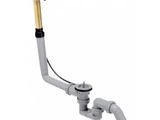 a close up of a faucet with a hose attached to it