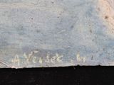 a piece of paper with writing on it on a table