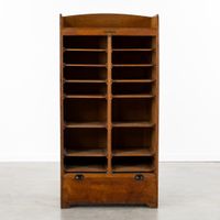 Armoire à volets roulants en chêne d'époque, début du XXe si… (photo 3)