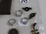 a lot of different items that are sitting on a table