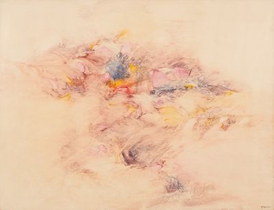 Pierre-Alexandre Graziani (1932-2020) Composition nuagiste A…