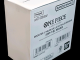 a white box with a barcode on it on a black background