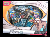 une boîte de cartes Pokémon dans laquelle se trouve un chien