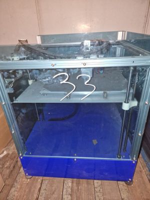 a glass display case with a number 23 on it