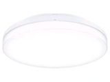 a close up of a white ceiling light on a white background