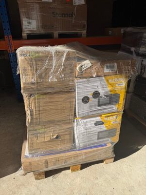 a stack of boxes that are stacked on top of each other