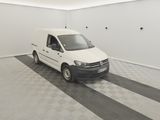 a picture of a white van parked in a garage