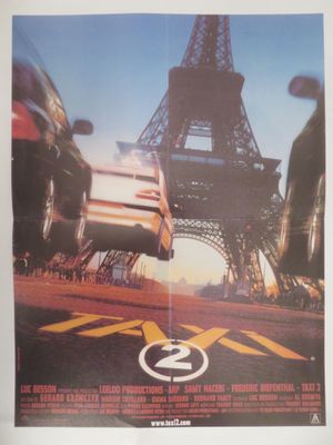 une image d'une affiche du film « Taxi 2 »