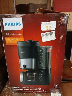 philips coffee maker in box on a table in a room