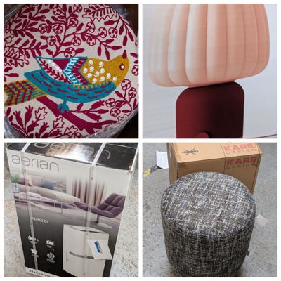 plusieurs photos différentes représentant divers objets, présentées sous forme de collage