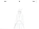 dessin représentant un homme en costume, une épée à la main