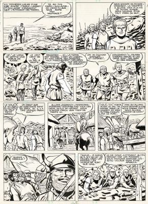 une page tirée du premier numéro de « Conan le Barbare »