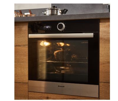 Four encastrable BRANDT BKFP973X d'une capacité de 73 L, mul…