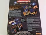 the back cover of a video game with a picture of a man playing a guitar