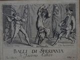 drawing of a group of men dancing in front of a stage