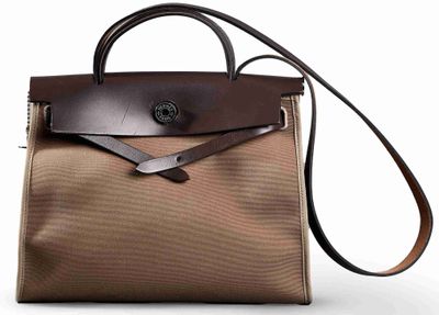 Hermes Sac Herbag Zip 31 Toile Officier