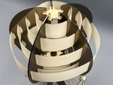 une image représentant une maquette d'un objet en rotation
