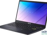 the asus laptop is open and ready to be used