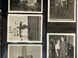 several old black and white photographs of men in suits and ties