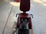 an image of a motor scooter parked in a garage