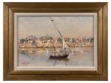 an image of a painting of a sailboat in the water