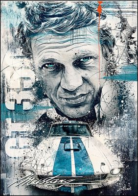 A partir de 10h00 : GRAND TABLEAU Steve Mc QUEEN original numéroté par