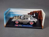 back to the future delorean time machine diecast model
