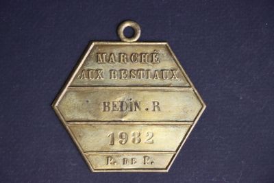 brass plated medal of the air dessauux