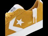 converse one star sued low top sneakers in yellow and white