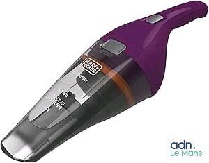 une image représentant un aspirateur violet sur fond blanc