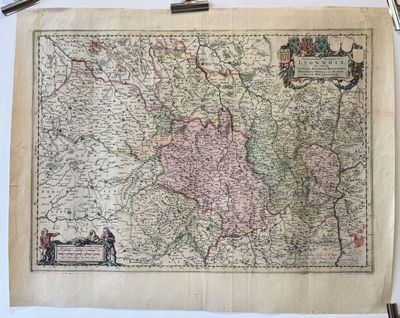 an old map of the country of germany on a white background