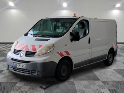 a white van that is parked in a room