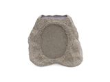 a rock with a hole in it on a white background